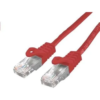 Síťový kabel C-TECH kabel patchcord Cat6, UTP, červený, 5m CB-PP6-5R