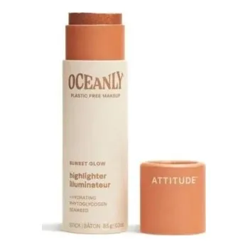 Rozjasňovač Tuhý krémový rozjasňovač ATTITUDE Oceanly - Sunset Glow 8,5g