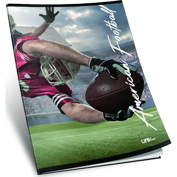 Sešit sešit 440, A4, 42 listů, bez linek, edice SPORT, motiv American Football