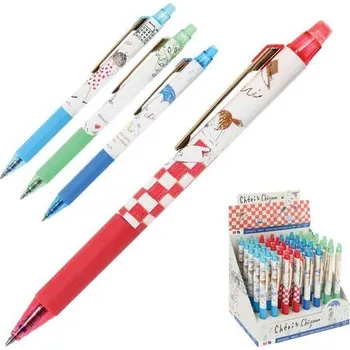 Roler gelový/gumovací M&G iErase Cheri & Chignom 0,7 mm, mix/modrý