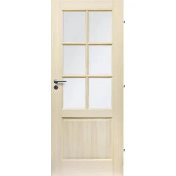 Interiérové dveře Interiérové dveře z masivu TURYN 6S borovice 70P