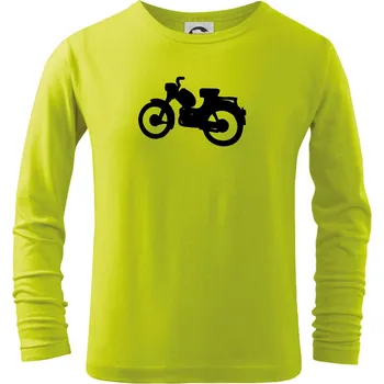 Pařez - Triko dětské Long Sleeve - 122 cm/6 let ( Limetková )