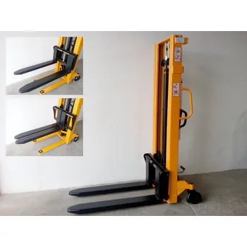 Ruční vysokozdvižný paletový vozík s nosností 1000 kg a výškou zdvihu 3000 mm.