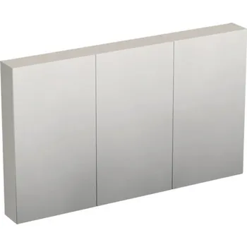 Koupelnový nábytek Zrcadlová skříňka bez osvětlení Jungborn TRENTA 120 x 14,4 x 72 cm kašmírová lesklá