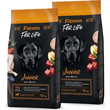 Fitmin For Life Junior Large Breed, 2x 12 kg