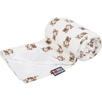 Dětská deka Kaarsgaren Oboustranná bambusová deka medvídek