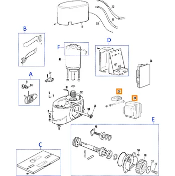 Pohon brány Nice TRA-M.1025 náhradní transformátor