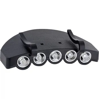 Svítilna KRAFTWERKTOOLS LED svítilna 6,0V 5 LED na kšiltovku (včetně 2xCD2032 baterií)