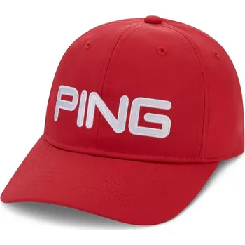 Čepice Ping Unstructured pánská kšiltovka, červená