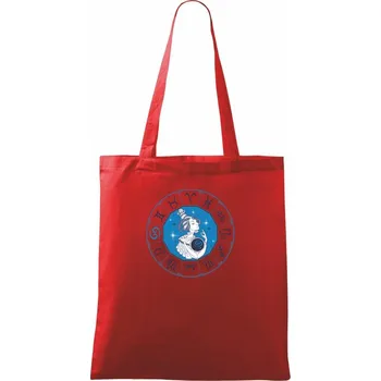 Nákupní taška Souhvězdí rak barevné - Taška bavlněná - 42 x 38 cm ( Červená )