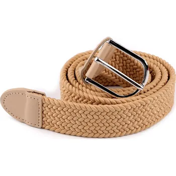 Opasek Pásek pružný šíře 3,2 cm unisex, barva 3 (109 cm) béžová