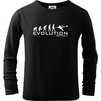 Chlapecké tričko Evolution Football - Triko dětské Long Sleeve - 122 cm/6 let ( Černá )