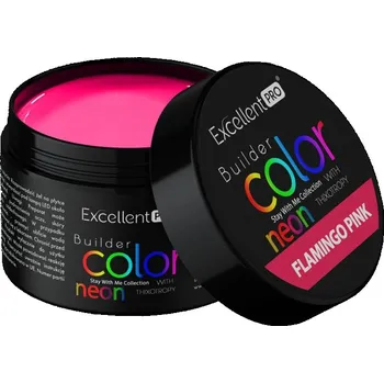 Lak na nehty STAVEBNÍ GEL S THIXOTROPY BAREVNÝ - Flamingo Pink ,15g