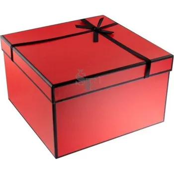 Dárková krabička Dárková krabička LUX sada 3ks RED/BLACK 156562