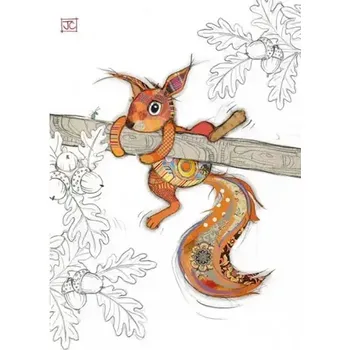 Luxusní přání BUG ART Veverka (Blahopřání s obálkou)