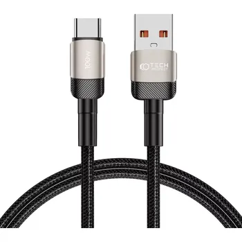 Datový kabel Kabel Tech-Protect UltraBoost EVO YJ-0042 USB-A / USB-C 100W/5A 1m titanový
