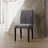 decoDoma Paulato Vittoria bielastický potah na židli s opěradlem 45 x 45 x 50 cm 2 ks, šedý
