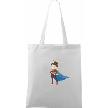Super učitelka - Taška bavlněná - 42 x 38 cm ( Bílá )