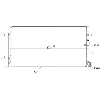 Výparník klimatizace Kondenzátor, klimatizace HART 621 529