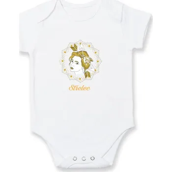 Kojenecký body Znamení ženy - Střelec CZ (Pecka design) - Body kojenecké s krátkým rukávem - Krátký r. 12-18 měs ( Bílá )