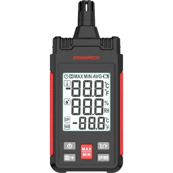 Měřící laser Termohygrometr Ermenrich Wett TU20
