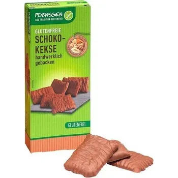 POENSGEN Máslové sušenky v mléčné čokoládě bez lepku 150 g