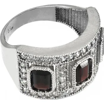 Prsten sZlato.cz 0024 Masivní dámský prsten z bílého zlata Velikost: 56, Váha: 6.66 g