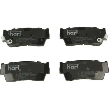 Brzdová destička Sada brzdových destiček, kotoučová brzda HART 215 237