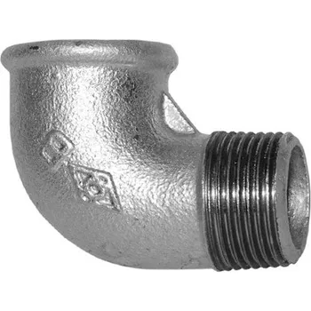 Vodovodní potrubí Noname koleno RA090 s vnitřním a vnějším závitem 3/8" RA092-38