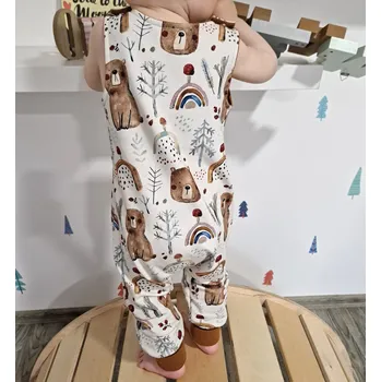 Kojenecký body Yháček Lacláčky (romper) Yháček, medvědi a duhy Velikost: 74-80