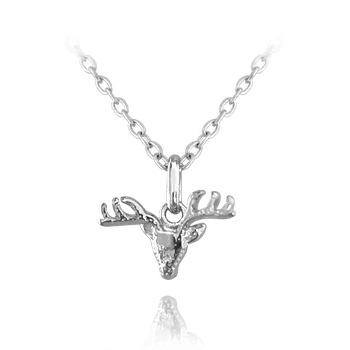 Řetízek 1948 MINET Stříbrný náhrdelník jelen