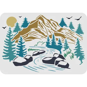 Šablona, vzor HORY, 29,7X21 cm, 1 kus