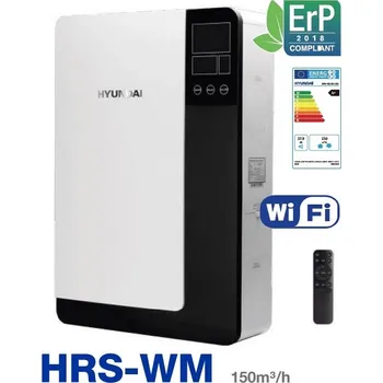 rekuperace vzduchu Decentrální rekuperační jednotka HYUNDAI HRS-150-WM-A1