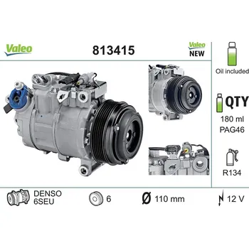 Kompresor klimatizace Kompresor, klimatizace VALEO 813415