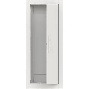 Rozvaděč rozvodnice CU15 NEVYBAVENÁ zapuštěná oceloplechová s dvířky; sloupců: 1 (1křídlé dveře); 5 řadá (60 modulů); RAL 9016 bílá; IP30/IK09