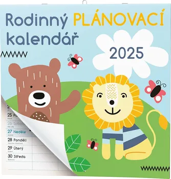 Kalendář Baloušek Tisk Nástěnný plánovací kalendář Rodinný 2025