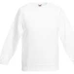 Fruit of the Loom Dětská mikina F.O.L. Classic Kids Set-In Sweat Velikost: 7-8 let, Barva: bílá