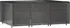 Krycí plachta vidaXL Plachta na zahradní nábytek se 16 očky 100 g/m2 černá