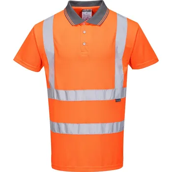 PORTWEST Hi-Vis polokošile s krátkými rukávy RIS Velikost: S, Barva: oranžová