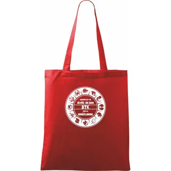 Nákupní taška Nesnáším být tak skvělý - Býk - Taška bavlněná - 42 x 38 cm ( Červená )