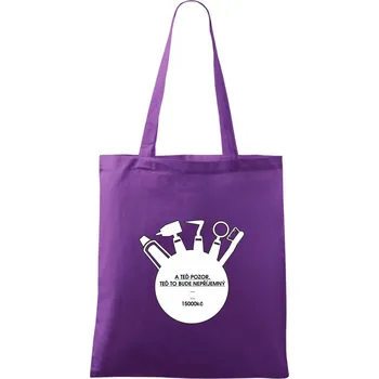 U zubaře teď to bude nepříjemný - Taška bavlněná - 42 x 38 cm ( Fialová )