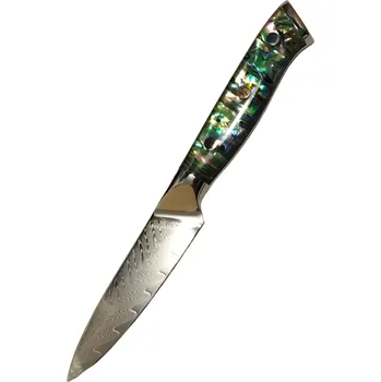 Kuchyňský nůž UG Grill Nůž Paring 9/20cm Damašková ocel 67/přírodní perleť Abalone UG Grill