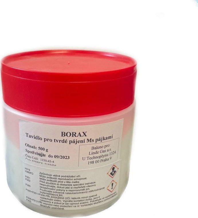 Proindustry Borax - tavidlo na tvrdé pájení 500 g BOR500 PRODEJ pouze na IČ. Pouze pro profesionální uživatele!