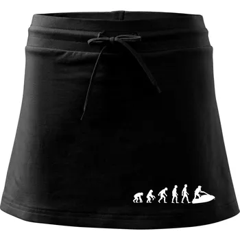 Dámské oblečení Evoluce vodní skútr - Sportovní sukně - two in one - XS ( Černá )