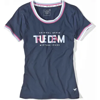 Dámské tričko MUSTANG Dámské modré tričko DANA S 6174-2100.555