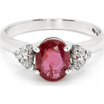 Prsten Zlatý prsten se safírem a diamanty 21ZP2401152