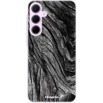 Pouzdro na mobilní telefon Odolné silikonové pouzdro iSaprio - Burned Wood - Samsung Galaxy A55 5G