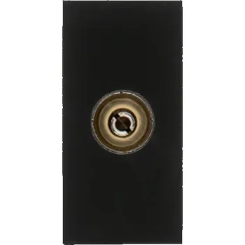 Elektrická zásuvka Televizní zásuvka s jednou anténou je vhodná pro rámy MCE726B z černého skla