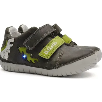 Chlapecké polobotky DDstep S050-41140 khaki BLIKAJÍ Velikost: 36
