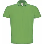 B&C Pánská polokošile Piqué polo ID.001 Velikost: XL, Barva: trávově zelená